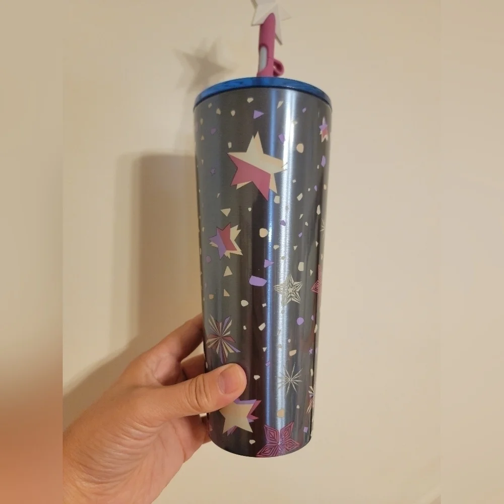NWT 2023 Holiday Stars Stainless Steel Venti Tumbler Cup